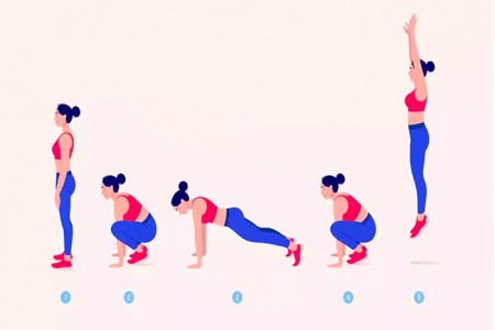 Tập Burpee tăng chiều cao được bao nhiêu cm?