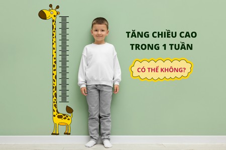 Cách tăng chiều cao nhanh chóng trong 1 tuần