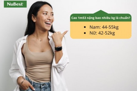 Cao 1m64 nặng bao nhiêu kg là chuẩn?