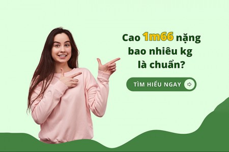 Cao 1m66 nặng bao nhiêu kg là chuẩn?