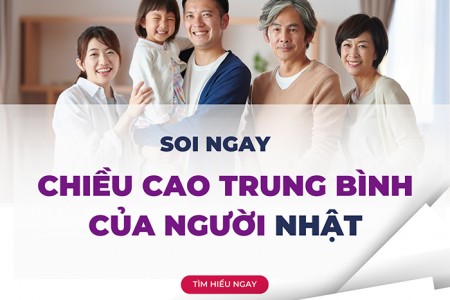 Chiều cao trung bình người Nhật Bản