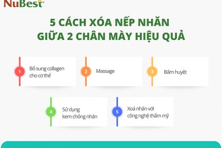 Nếp nhăn giữa 2 chân mày: Nguyên nhân, cách xóa và ngăn ngừa hiệu quả