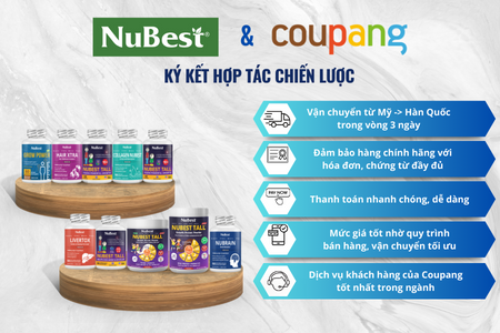 NuBest Nutrition và Coupang ký hợp tác chiến lược, cung cấp trải nghiệm mua sắm đẳng cấp cho khách hàng