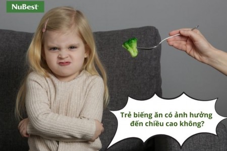 Trẻ biếng ăn có ảnh hưởng đến chiều cao hay không?
