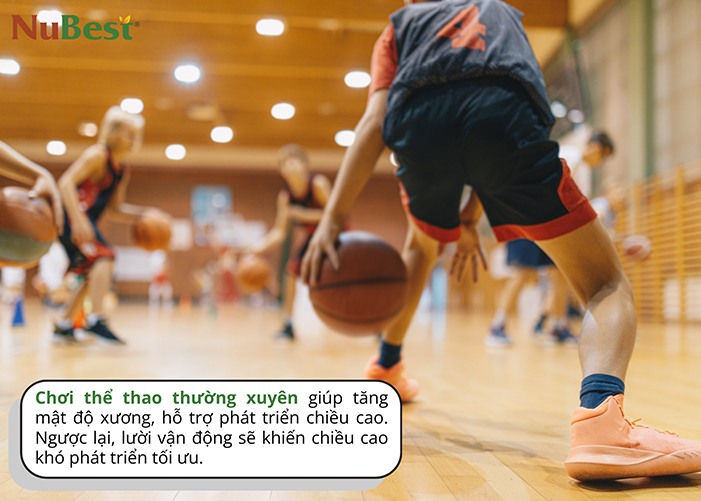 Thường xuyên vận động giúp chiều cao tăng trưởng tốt