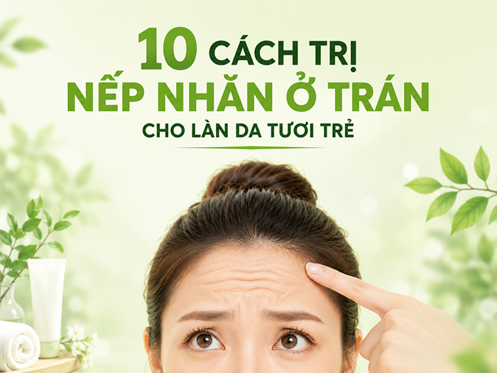 Trị nếp nhăn ở trán có thể thực hiện với các nguyên liệu tự nhiên