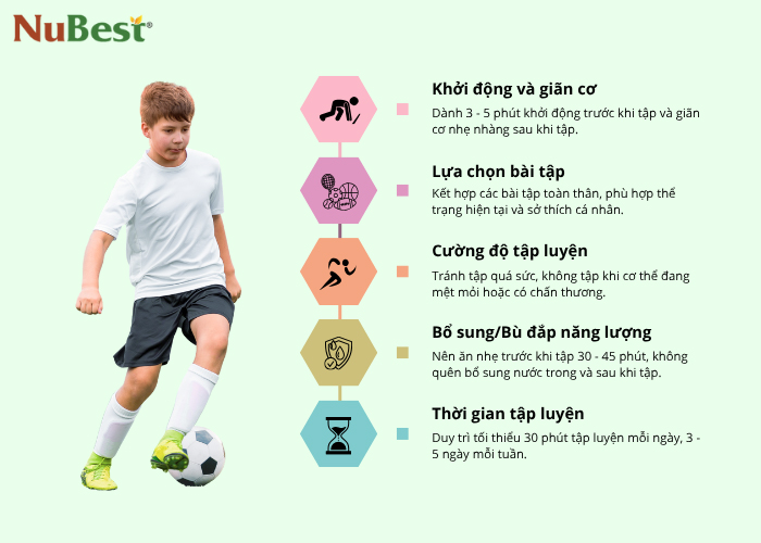 Tuân thủ lưu ý giúp tăng cường hiệu suất tập thể dục