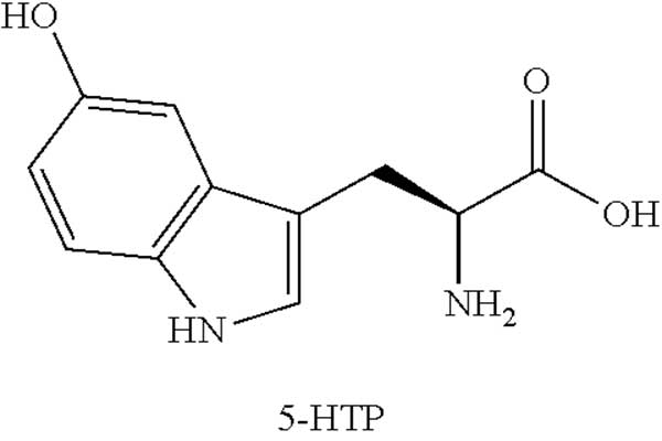Công thức hóa học của 5-HTP