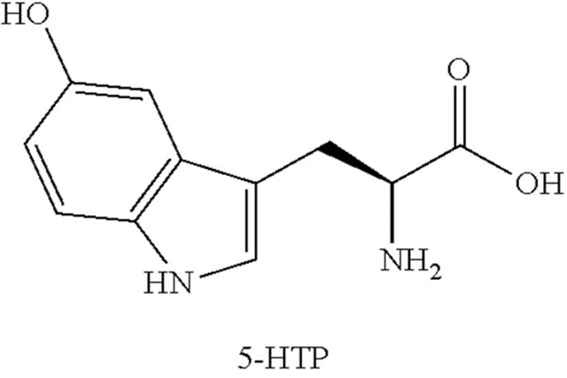 Công thức hóa học của 5-HTP