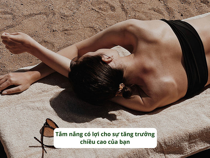 Tắm nắng có lợi cho sự tăng trưởng chiều cao của bạn&nbsp;