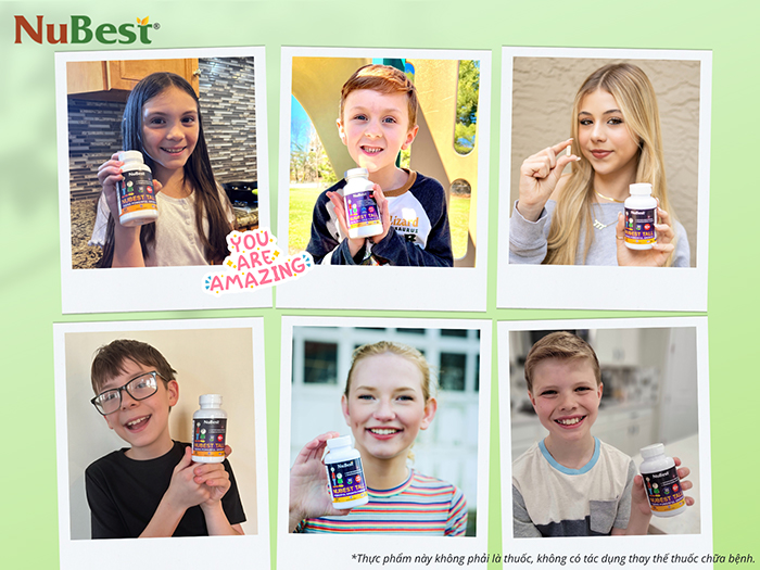 TPBVSK dòng NuBest Tall hỗ trợ phát triển xương cho trẻ 2 - 18 tuổi