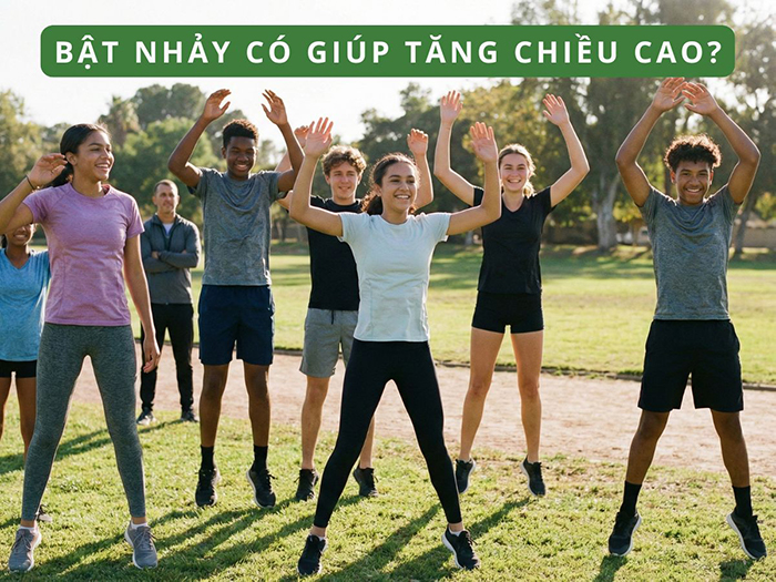 Các bài tập bật nhảy có tác động thế nào đến chiều cao?