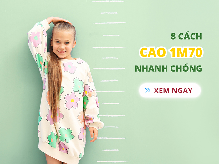 Tăng chiều cao đơn giản từ chế độ sinh hoạt khoa học