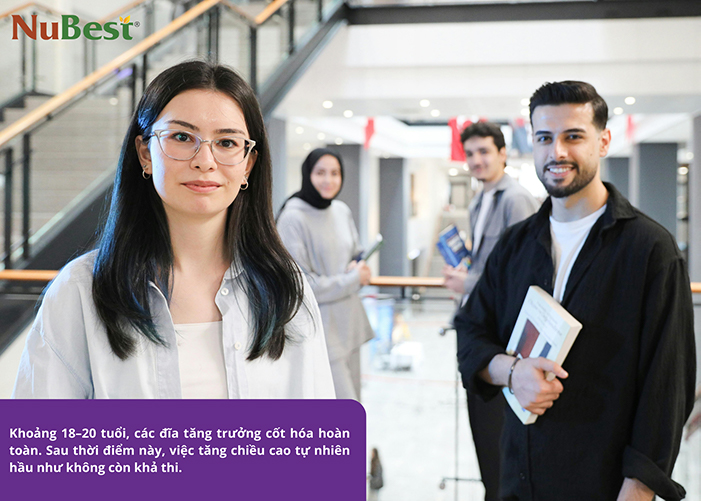 Người trưởng thành ngoài 20 tuổi gần như không thể cao thêm