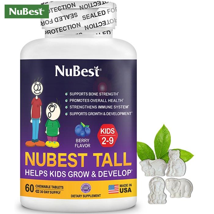 Viên nhai NuBest Tall Kids cho bé từ 2 - 9 tuổi