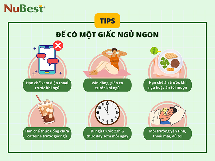 ​​​​​​​Tips để có giấc ngủ ngon tối ưu chiều cao