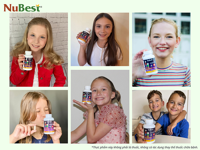 TPBVSK NuBest Tall của Mỹ đang được tin dùng bởi hàng triệu trẻ em trên thế giới