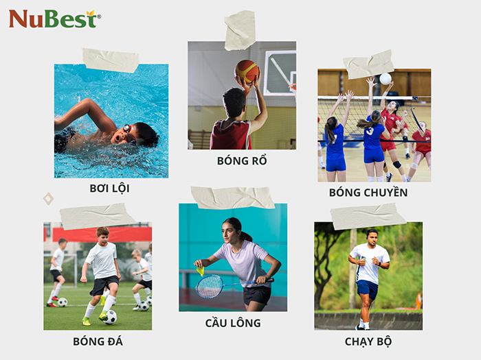 Một số môn thể thao tốt cho chiều cao nên thực hiện thường xuyên