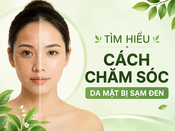 Tìm hiểu cách chăm sóc để điều trị da mặt bị sạm đen.