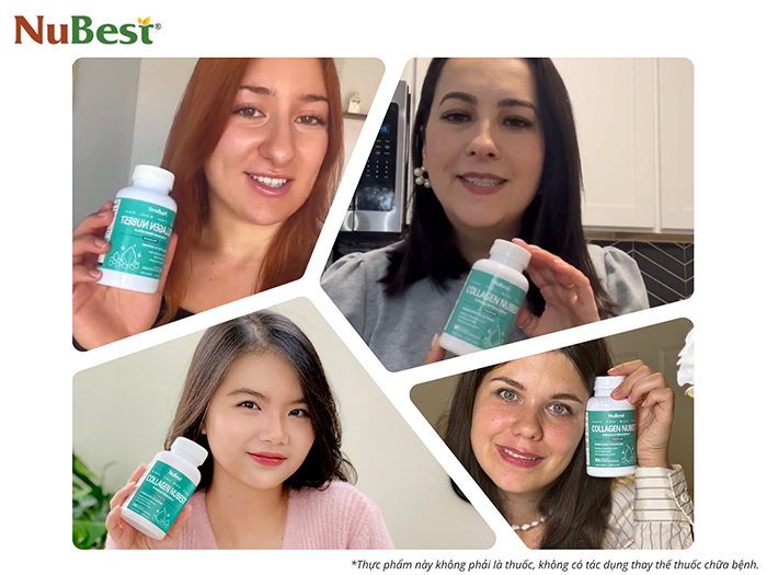 TPBVSK Collagen NuBest đang được hội chị em 118 quốc gia tin dùng