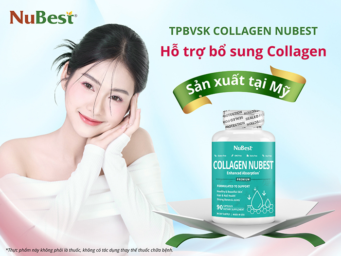 Sử dụng Collagen NuBest mỗi ngày giúp bạn hỗ trợ hạn chế lão hóa da