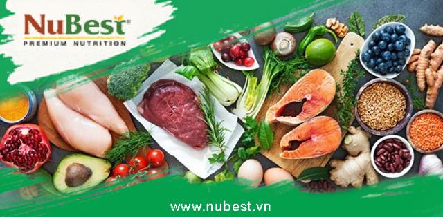 Cung cấp cơ thể các nhóm thực phẩm đa dạng từ rau củ quả, các loại thịt, đậu, ngũ cốc