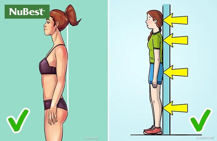 Duy trì tư thế đúng trong sinh hoạt để chiều cao phát triển tốt