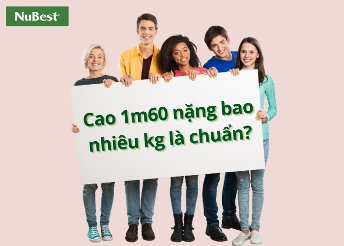 Nam và nữ cùng cao 1m60 nhưng cân nặng chuẩn tương ứng sẽ khác nhau