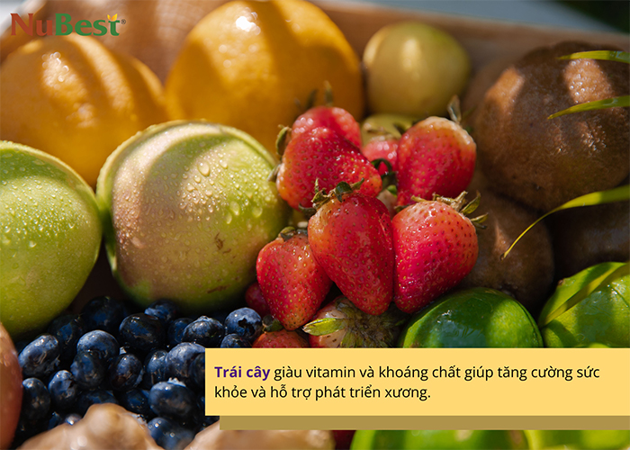Trái cây hỗ trợ bổ sung đa dạng vitamin và khoáng chất tốt cho cơ thể