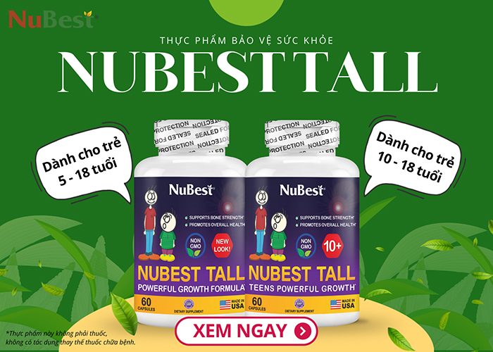 Các sản phẩm TPBVSK NuBest Tall được sản xuất tại Hoa Kỳ