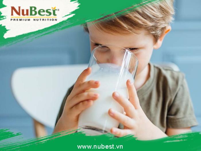 Sữa giàu vitamin D và Canxi rất có lợi cho chiều cao