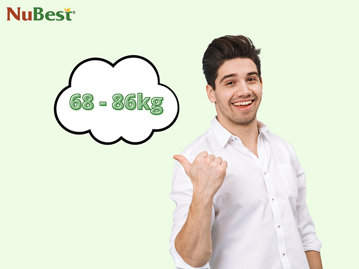 Cân nặng chuẩn của nam giới cao 1m79