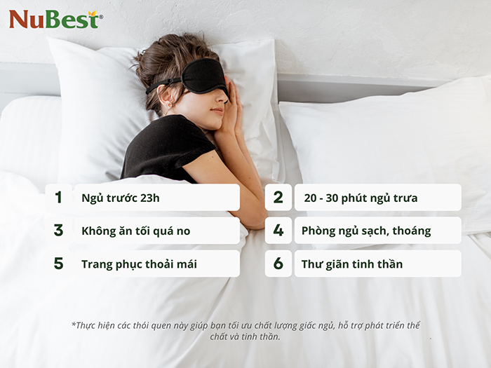 Tips giúp ngủ ngon hơn mỗi đêm và đảm bảo giấc ngủ chất lượng