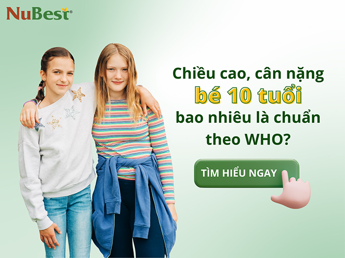 10 tuổi là độ tuổi dậy thì cần được đầu tư chăm sóc để chiều cao tăng trưởng tốt