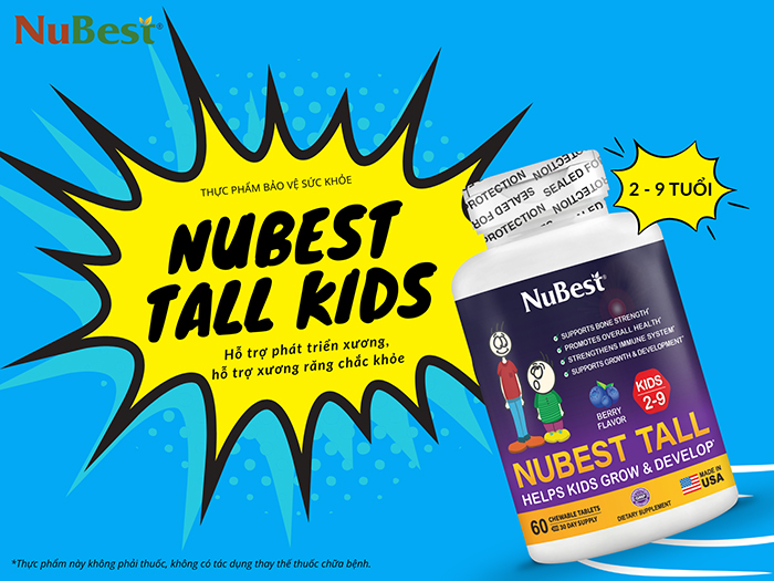 TPBVSK NuBest Tall Kids được đón nhận tại 118 quốc gia trên thế giới