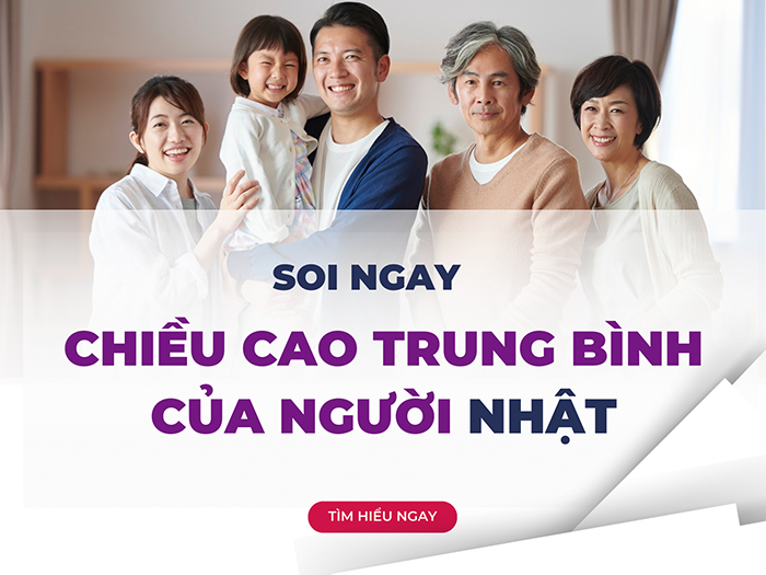 Tìm hiểu ngay chiều cao trung bình của người Nhật năm 2025