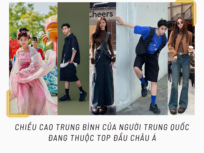 Chiều cao trung bình của người Trung Quốc đang thuộc top đầu châu Á