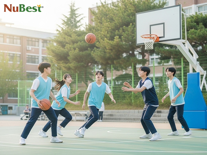 Bóng rổ trở thành bộ môn thể thao học đường nổi tiếng ở “xứ xở kim chi”.