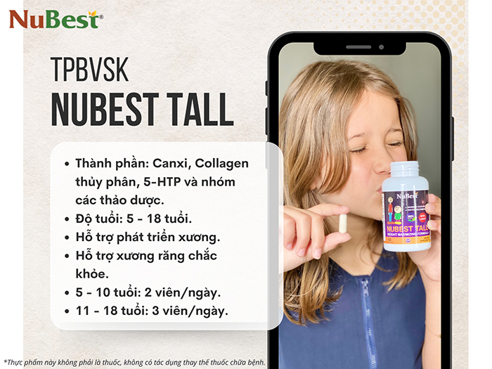 TPBVSK NuBest Tall được tin dùng toàn cầu