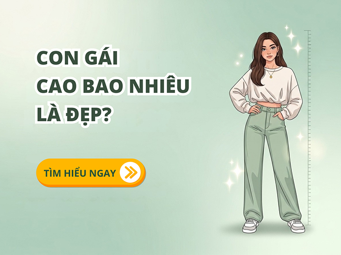 Con gái nên cao bao nhiêu là đẹp tùy thuộc vào quan điểm thẩm mỹ mỗi người.