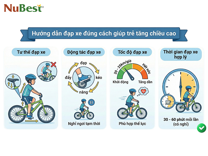 Hướng dẫn chi tiết cách đạp xe đúng, an toàn, tốt cho sức khỏe