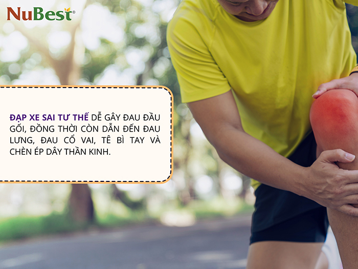 Đạp xe sai tư thế dẫn đến nhiều vấn đề gây hại xương khớp, sức khỏe