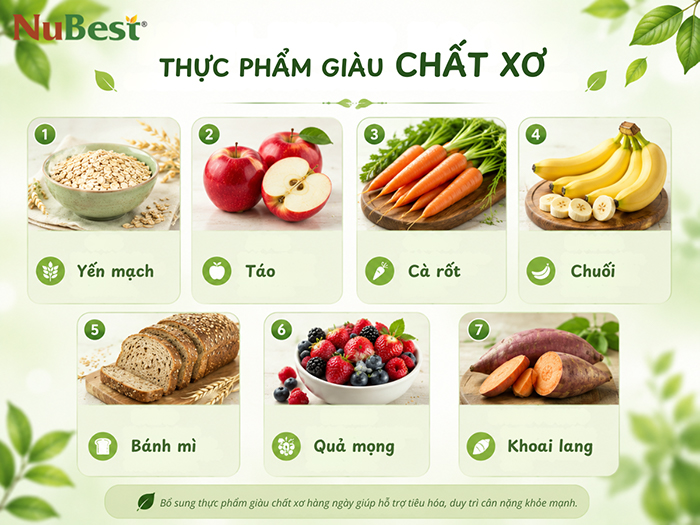 Tác động của chất xơ lên sự phát triển của trẻ.