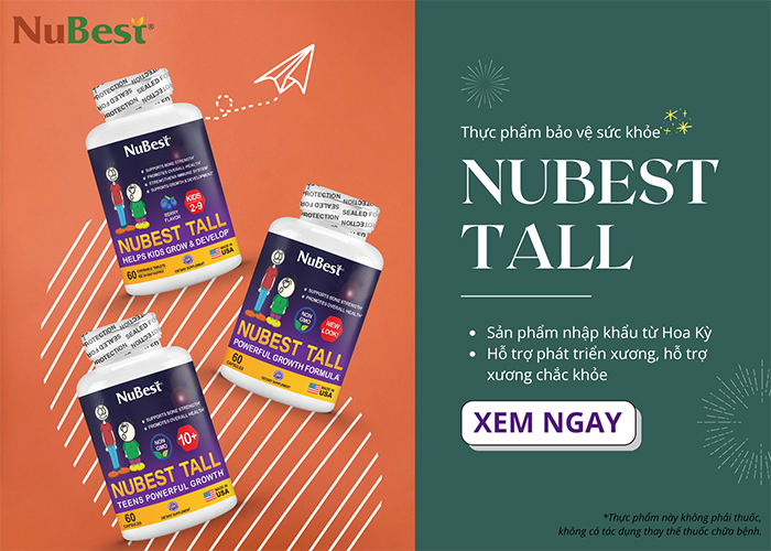 Các TPBVSK NuBest Tall nhập khẩu Hoa Kỳ được đón nhận tại 118 quốc gia