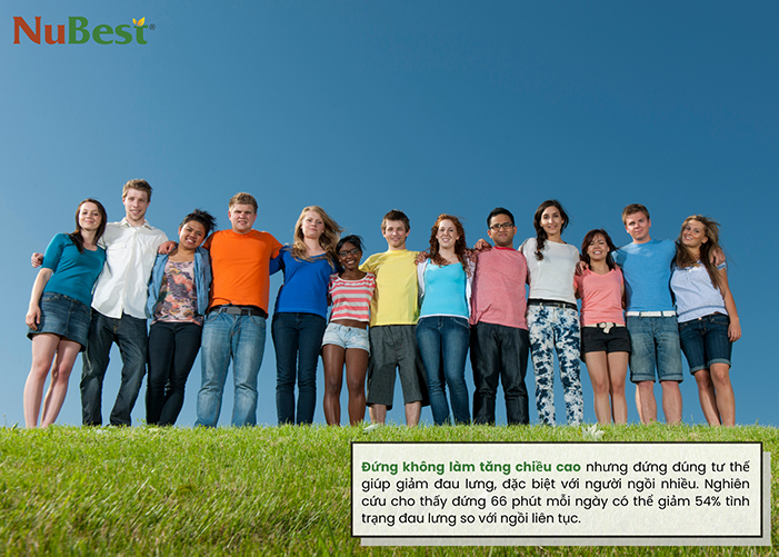Đứng với thời gian hợp lý mỗi ngày có lợi cho cơ thể