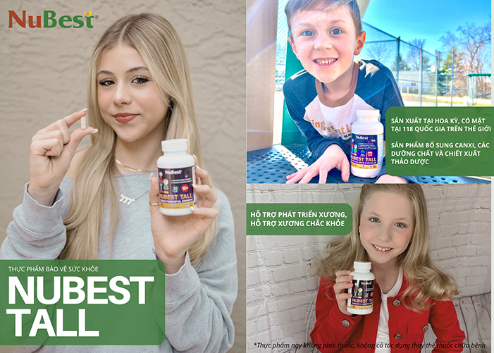 Dòng TPBVSK NuBest Tall được đón nhận tại 118 quốc gia trên thế giới trong hơn 15 năm