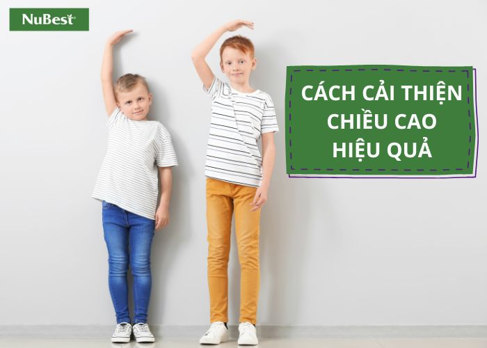 Gợi ý phương pháp cải thiện chiều cao cho ở độ tuổi phát triển tự nhiên