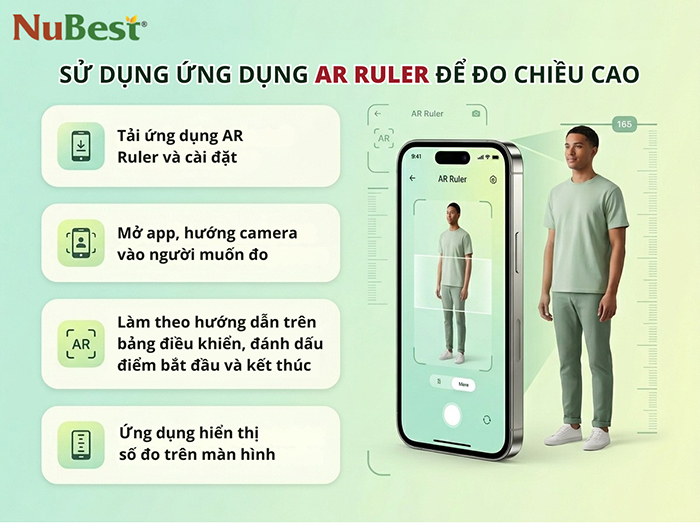 App AR Ruler được xem là phổ biến nhất trên cả iOS và Android.