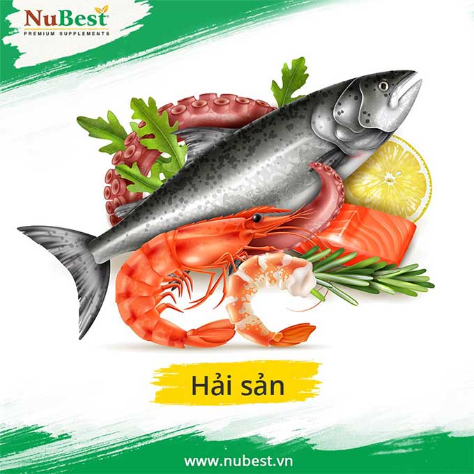 Hải sản chứa nhiều vitamin cần có trong thực đơn tăng chiều cao cho trẻ