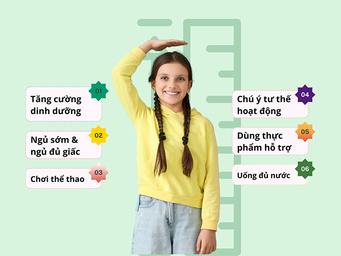 Cách đạt chuẩn chiều cao cho học sinh lớp 12